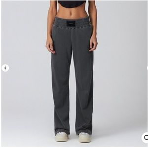 TALENTLESS Gray Boxer Wide Leg Sweat Pants